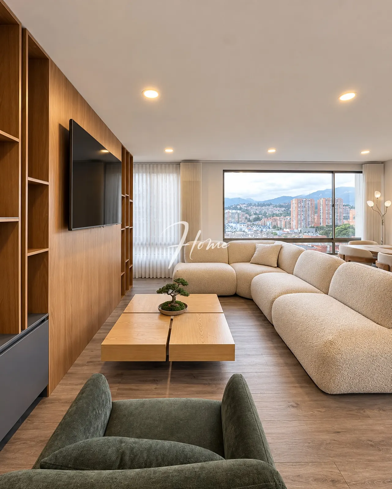 Interior del apartamento Colina, proyecto de Siete Home